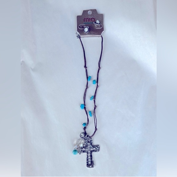 Mia Collection Womens Long Necklace and Earrings Set - Picture 1 of 6